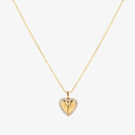 COLLAR MARIPOSA CORAZÓN | ORO