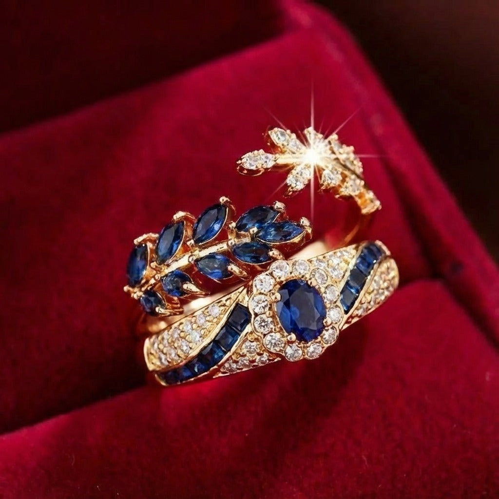 CONJUNTO DE ANILLOS AVELISSE MORAZIEL | ORO