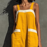 MONO DE PIERNA ANCHA CON CUELLO CUADRADO - VALERINA MARBELLA