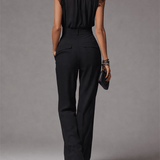 CONJUNTO DE BLUSA CON VOLANTES Y PANTALÓN DE TIRO ALTO - VALERINA MARBELLA