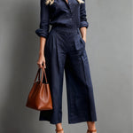 CONJUNTO CAPRI ROSA & CAMISA DE LINO - VALERINA MARBELLA