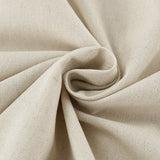 Vestido longo de linho sem alças e corte em A