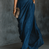 CONJUNTO DE CAMISA Y FALDA LARGA EN ALGODÓN Y LINO - VALERINA MARBELLA