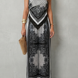 Zafloria – Ornate printed flow – Two piece set