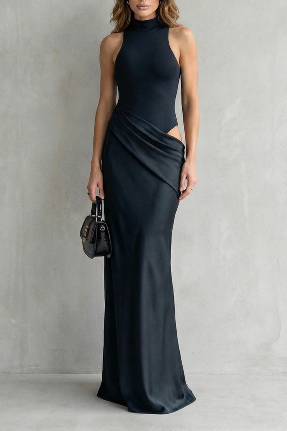 Zara – Sculpted allure – Women’s Cut-Out Maxi Dress
