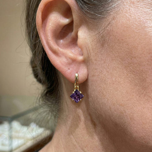 PENDIENTES CORONA LUMINOSA | ORO ROSA