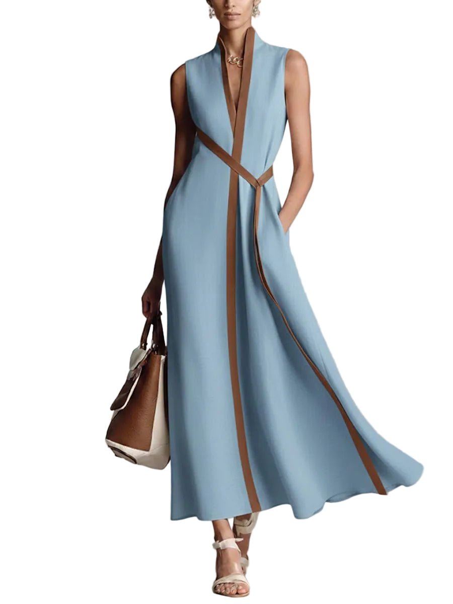 VESTIDO DE LINO LIGERO Y ELEGANTE - VALERINA MARBELLA