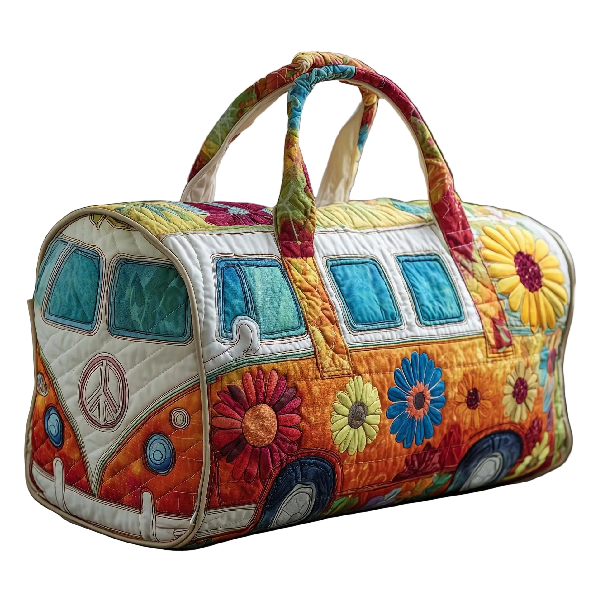 BOLSA DUFFLE ACOLCHADA CON ESTILO HIPPY VAN - VALERINA MARBELLA