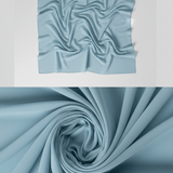 VESTIDO MAXI DE GASA AZUL CLARO DE UN SOLO HOMBRO - VALERINA MARBELLA