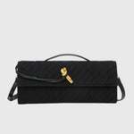 CLUTCH TRENZADO DE ANTE DE LUJO - VALERINA MARBELLA