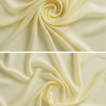 VESTIDO MAXI DE GASA AMARILLO CREMA CON MANGAS CAPA - VALERINA MARBELLA