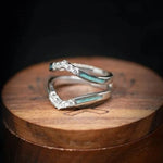 ANILLO NATUREL TURQUESA DIAMANTE