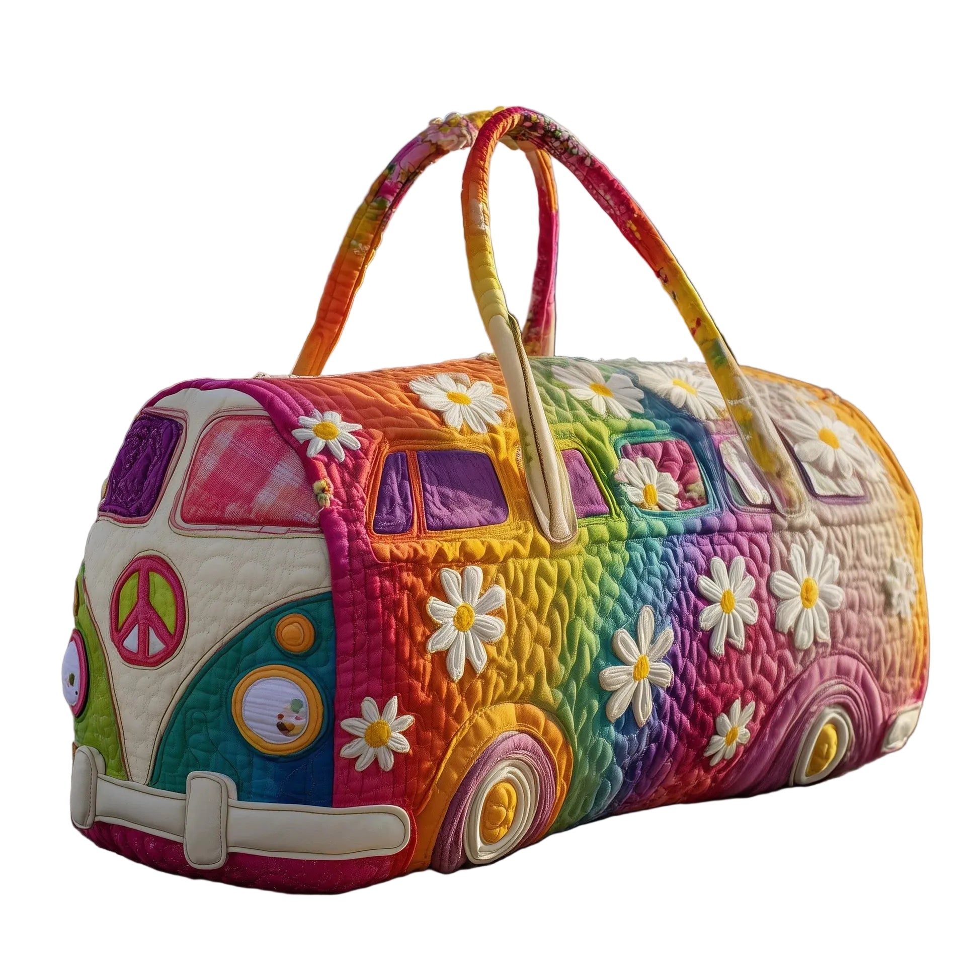 BOLSA DUFFLE ACOLCHADA CON ESTILO HIPPY VAN - VALERINA MARBELLA