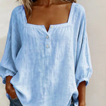 BLUSA SENCILLA CON CUELLO CUADRADO - VALERINA MARBELLA