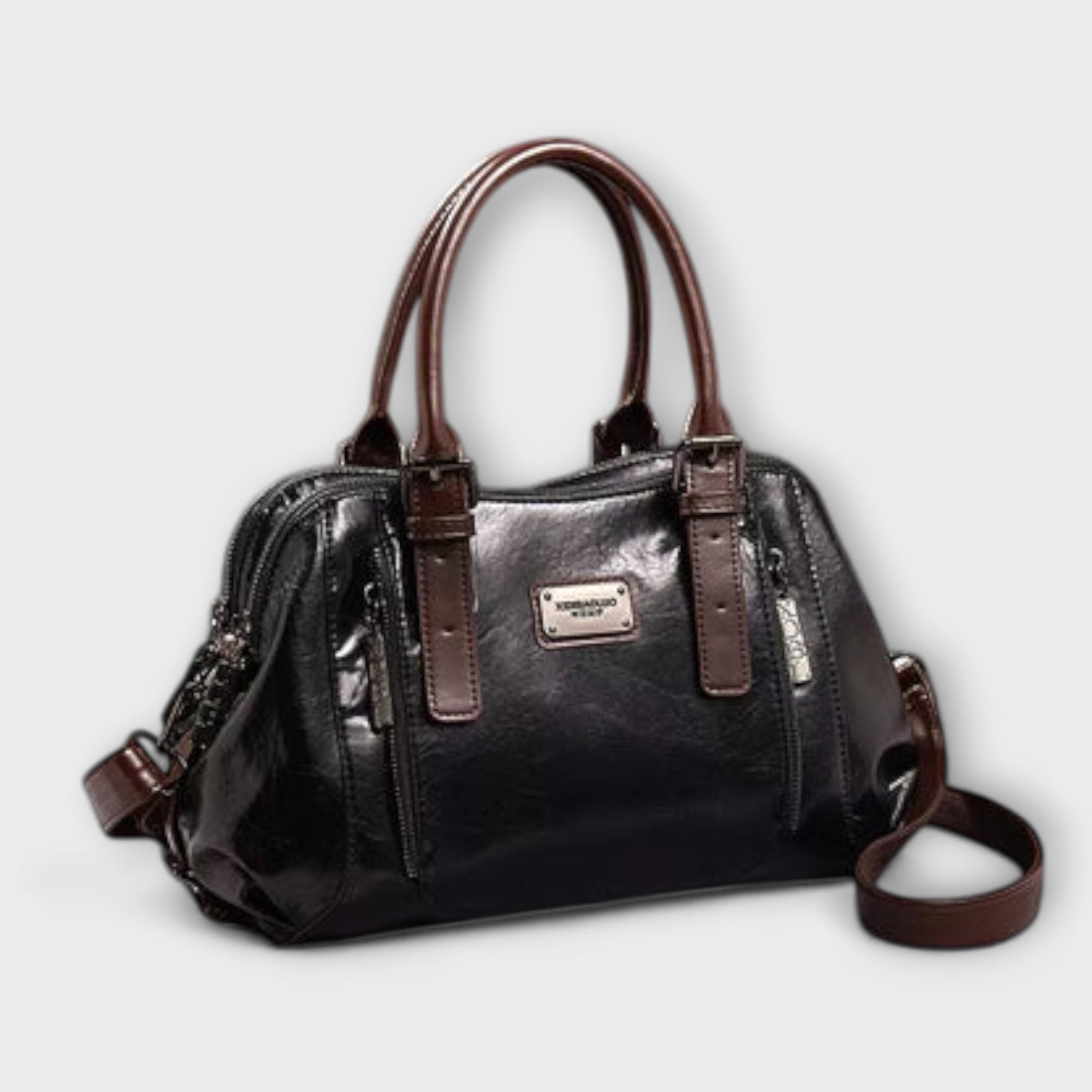 BOLSO DE HOMBRO ELEGANTE CON DISEÑO INSPIRADO EN EL VINTAGE - VALERINA MARBELLA