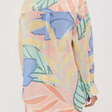 CONJUNTO DE PLAYA CON CAMISA ESTILO BOYFRIEND