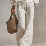 Bohemian Relaxed Ivory Embroidered Blouse