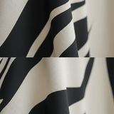 VESTIDO MAXI DE UN SOLO HOMBRO CON ESTAMPADO DE CEBRA - VALERINA MARBELLA