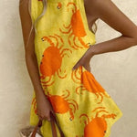 Vestido Mini De Lino – Look Fresco