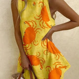 Vestido Mini De Lino – Look Fresco