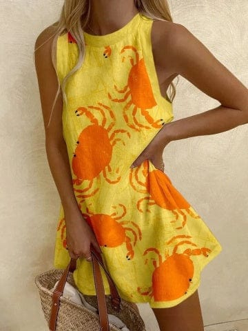 Vestido Mini De Lino – Look Fresco