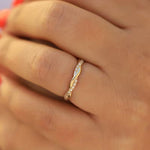 ANILLO DOS ESTILO ACENTO | ORO