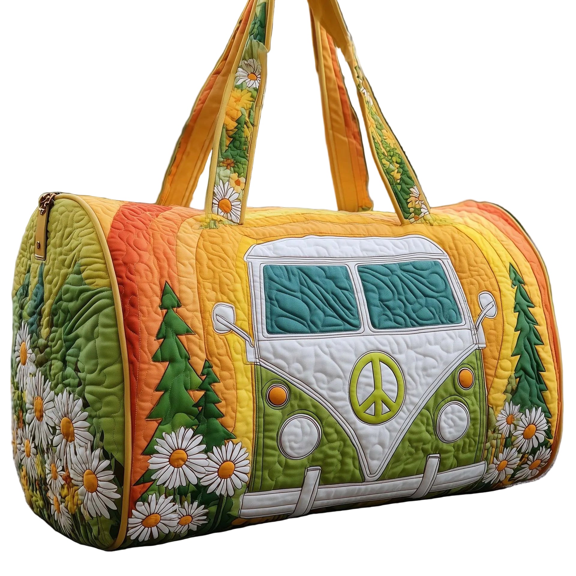BOLSA DUFFLE ACOLCHADA CON ESTILO HIPPY VAN - VALERINA MARBELLA