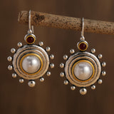 PENDIENTES VINTAGE PERLA IMPOSANT CLOU OREILLE