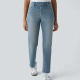 PANTALONES ELÁSTICOS Y CÓMODOS DE CINTURA ALTA