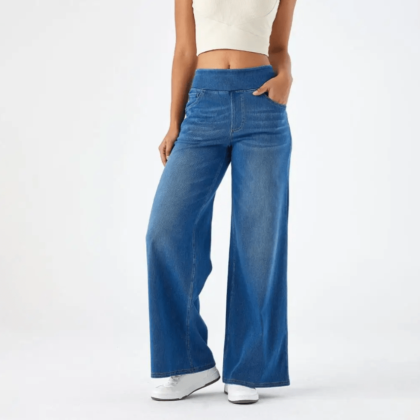 PANTALONES CÓMODOS CON CINTURA ELÁSTICA