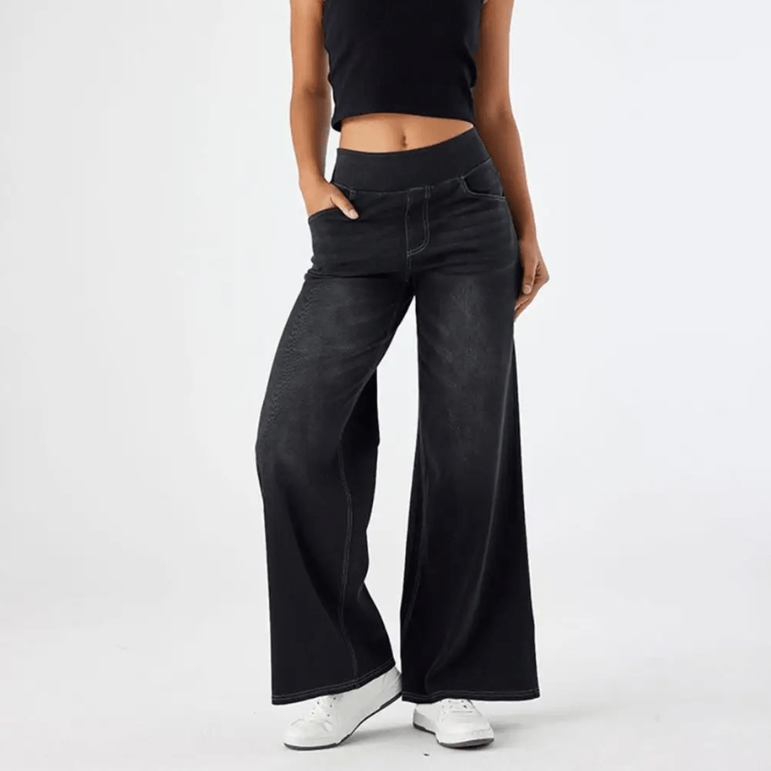 PANTALONES CÓMODOS CON CINTURA ELÁSTICA
