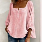 BLUSA SENCILLA CON CUELLO CUADRADO - VALERINA MARBELLA