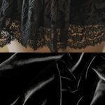 VESTIDO CORTO BODYCON DE TERCIOPELO - VALERINA MARBELLA