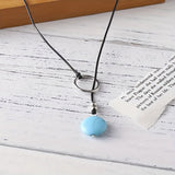 COLLAR VINTAGE STYLE BOHEMIO TURQUESA COLGANTE