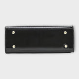 BOLSO DE MANO CON EFECTO COCODRILO BRILLANTE - VALERINA MARBELLA