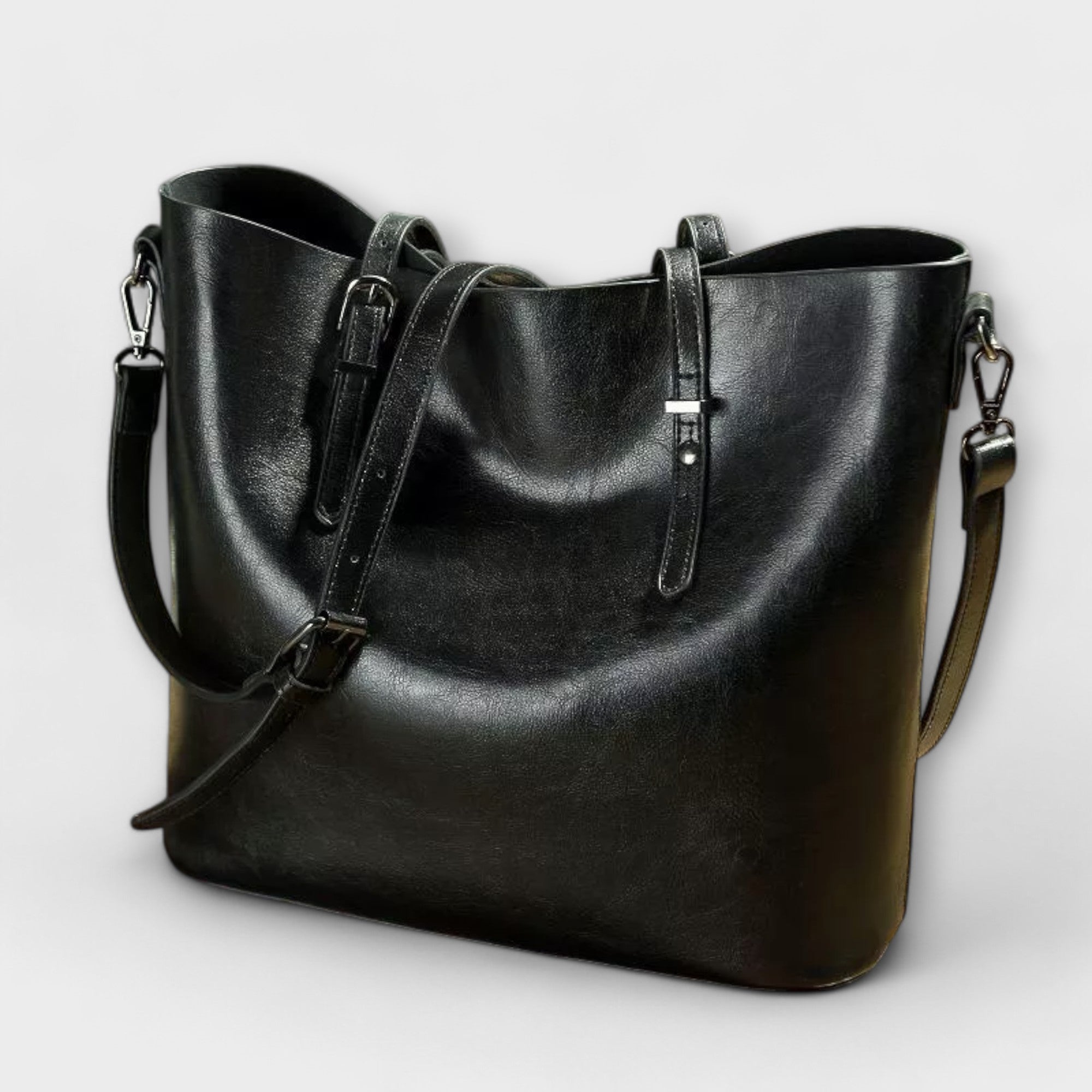 BOLSO DE HOMBRO DE CUERO ATEMPORAL CON ESTILO CLÁSICO - VALERINA MARBELLA