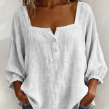 BLUSA SENCILLA CON CUELLO CUADRADO - VALERINA MARBELLA