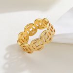 ANILLO ELLA CLÁSICO MOTIVO | ORO