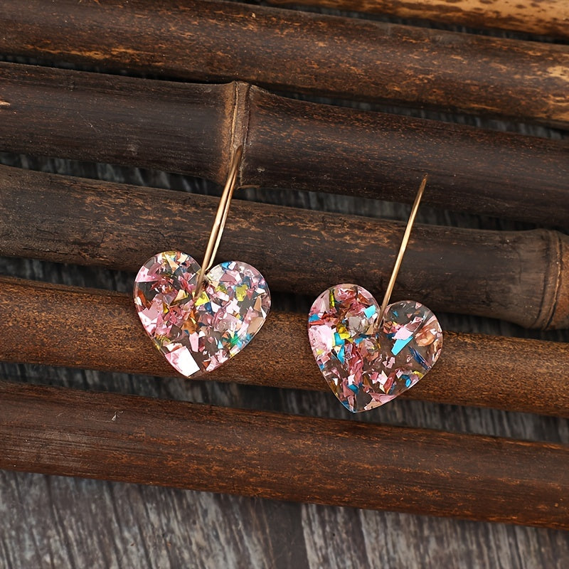 PENDIENTES CORAZÓN GOTA | ORO