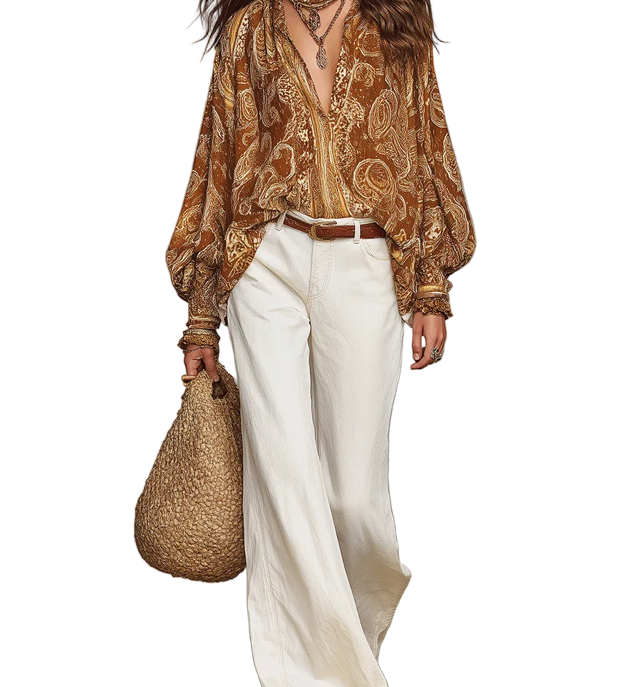 Bohemian Paisley Blouse