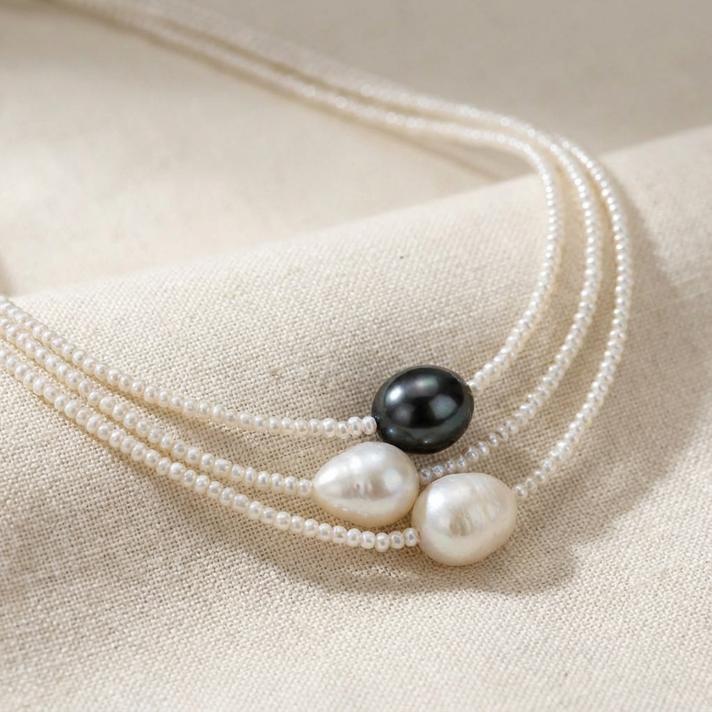 COLLAR VINTAGE FRAIS EAU PERLA