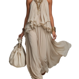 Ethereal Layered Halter Bohemian Set