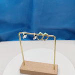 PENDIENTES TURQUESA TORTUE CLOU OREILLE