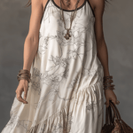 VESTIDO MAXI ESTAMPADO DE INSPIRACIÓN ARTÍSTICA - VALERINA MARBELLA