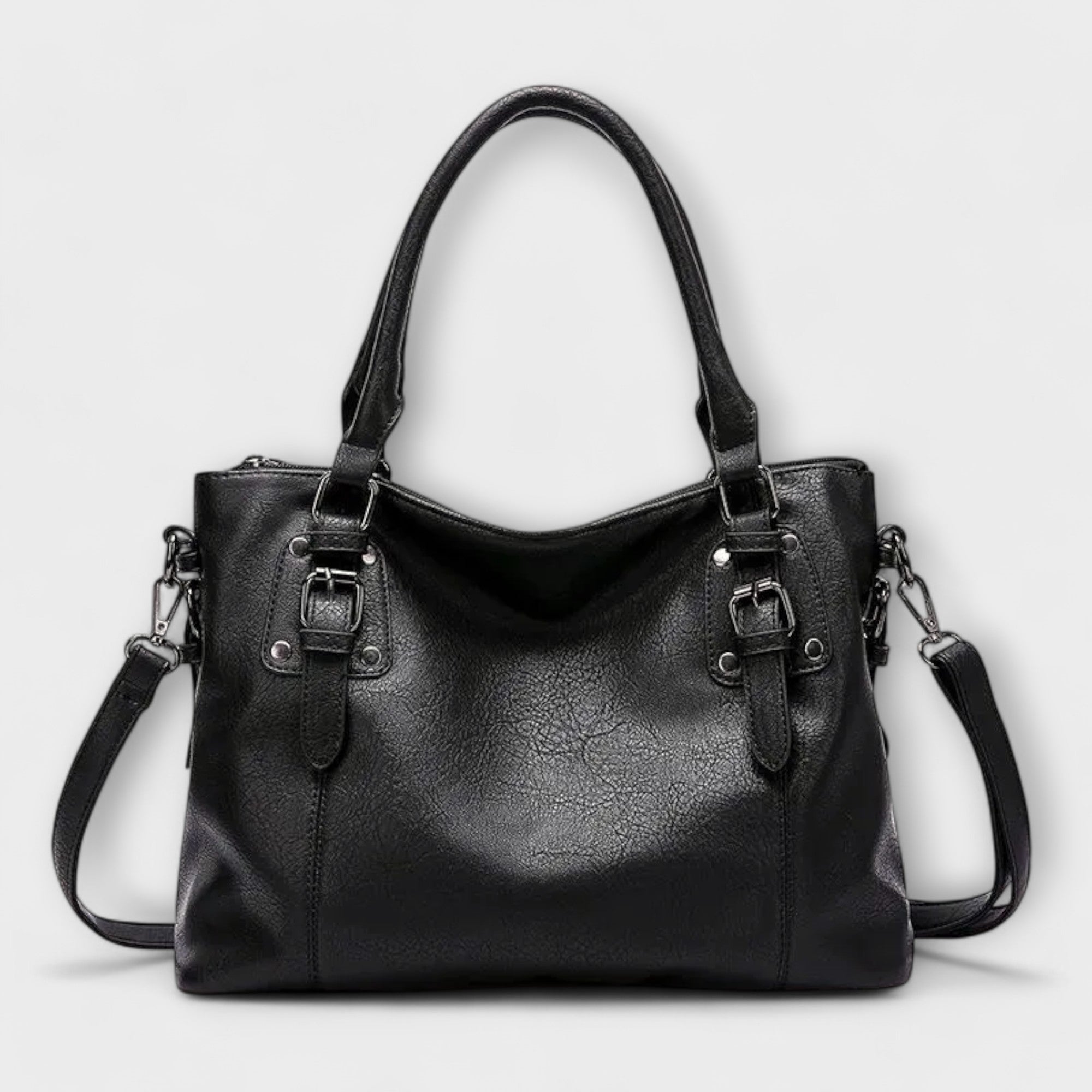 BOLSO DE HOMBRO DE CUERO ATEMPORAL CON DISEÑO CLÁSICO - VALERINA MARBELLA