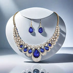 CONJUNTO MAEVINA ZAFIROS JOYAS | ORO