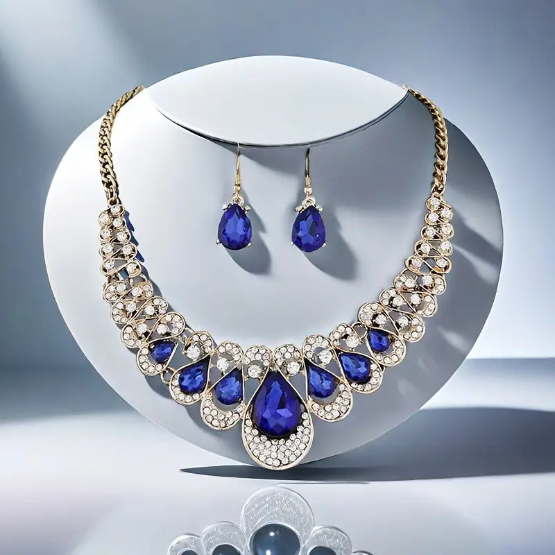 CONJUNTO MAEVINA ZAFIROS JOYAS | ORO