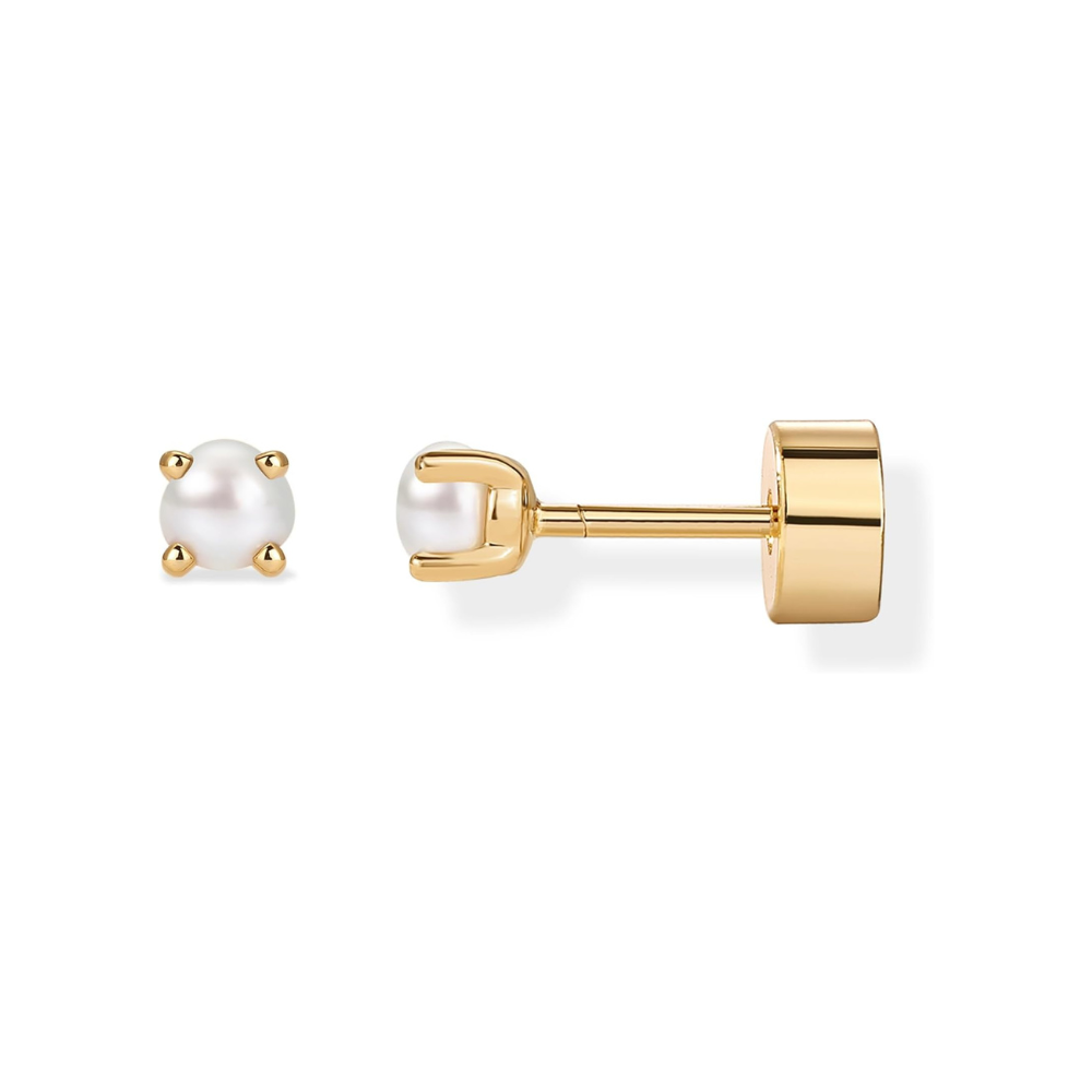 PENDIENTES DELICADO PERLA | ORO