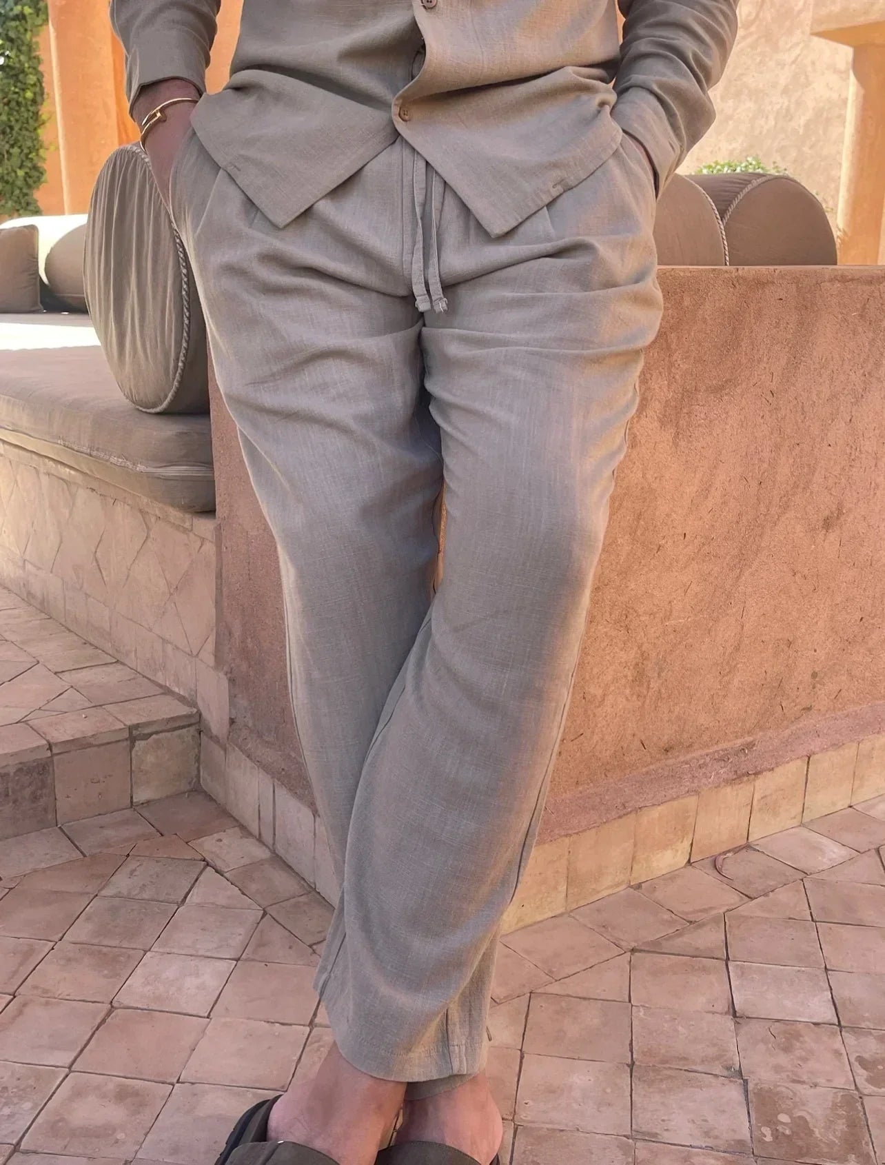 CONJUNTO PREMIUM DE LINO - VALERINA MARBELLA