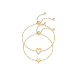 PULSERAS RADIEUX CORAZÓN | ORO